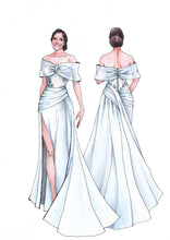 Load image into Gallery viewer, Custom wedding dress sketch - DESIGN YOUR GOWN
