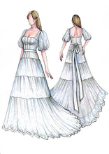 Load image into Gallery viewer, Custom wedding dress sketch - DESIGN YOUR GOWN
