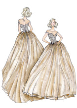 Load image into Gallery viewer, Custom wedding dress sketch - DESIGN YOUR GOWN
